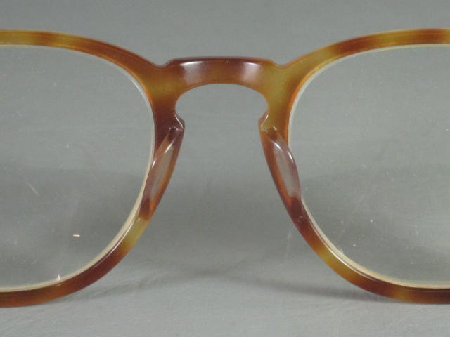 RARE Vtg 80s Oliver Peoples Finley Eyeglasses Glasses +Orig Sunglass Clip +Case 4