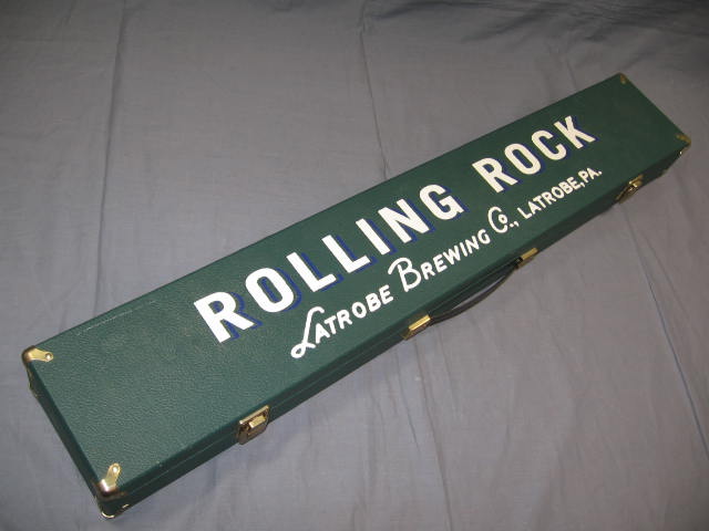 Rolling Rock Beer Pool Cue Billiards Stick W/Case +Ball