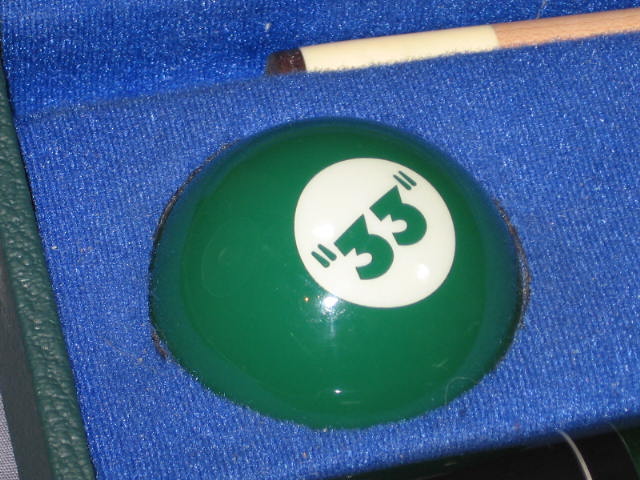 Rolling Rock Beer Pool Cue Billiards Stick W/Case +Ball 4