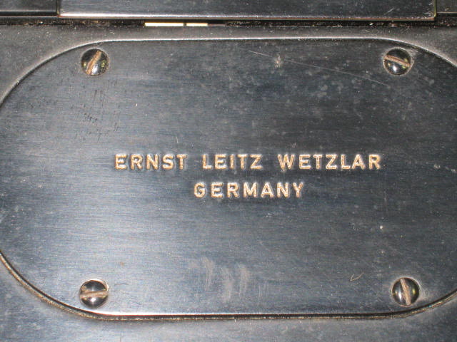 Vtg Ernst Leitz Wetzlar Germany Binocular Microscope W/ 4 Objective Lenses NR! 7