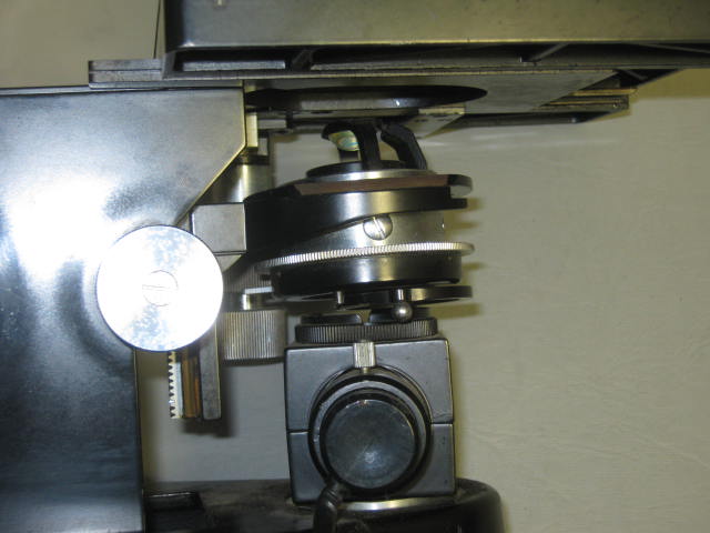 Vtg Ernst Leitz Wetzlar Germany Binocular Microscope W/ 4 Objective Lenses NR! 10