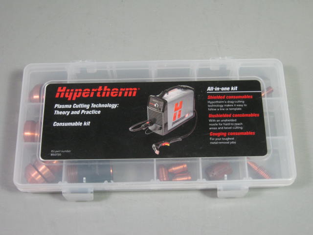 27-Pc Hypertherm Powermax 45 Plasma Cutter All-In-One Consumable Kit #850720 NR!