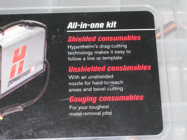 27-Pc Hypertherm Powermax 45 Plasma Cutter All-In-One Consumable Kit #850720 NR! 1