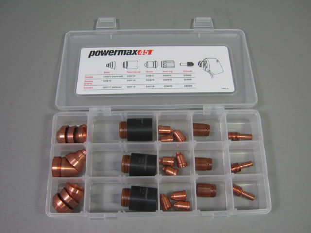 27-Pc Hypertherm Powermax 45 Plasma Cutter All-In-One Consumable Kit #850720 NR! 3