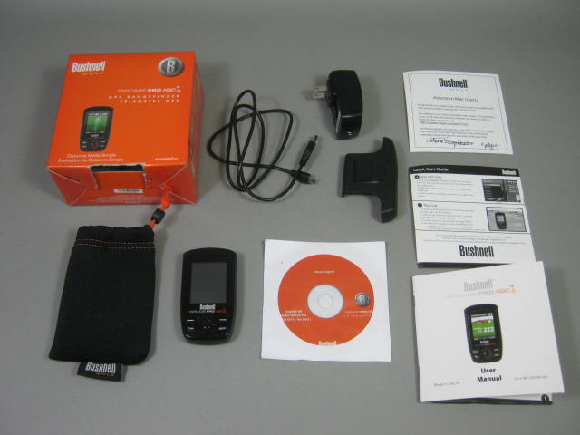 Bushnell Golf Yardage Pro XGC GPS Rangefinder W/ USB Charger Clip CD Manual Box+