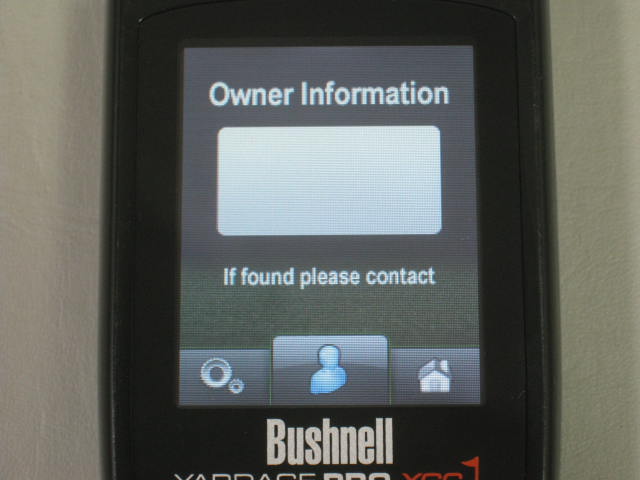 Bushnell Golf Yardage Pro XGC GPS Rangefinder W/ USB Charger Clip CD Manual Box+ 2