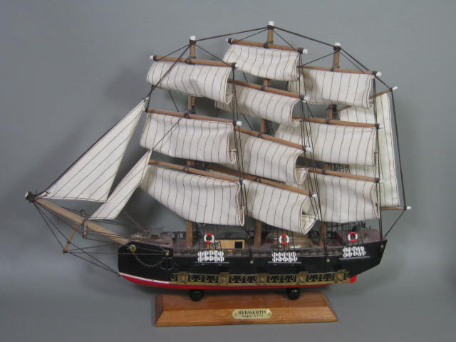 10 Vtg Wood Wooden Model Ship Sailboat Boat Lot Mayflower Cutty Sark HMS Bounty 3