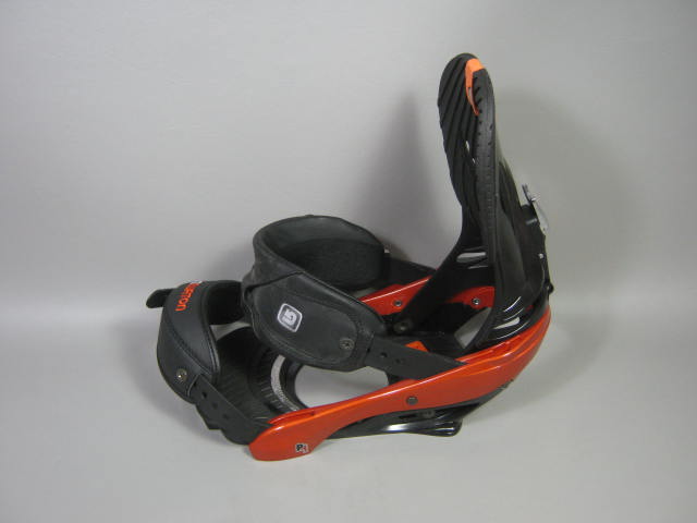 Mens 2005 Burton P1 Snowboard Bindings Size Large Black/Orange W/ Hardware NR! 1