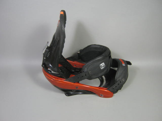Mens 2005 Burton P1 Snowboard Bindings Size Large Black/Orange W/ Hardware NR! 4