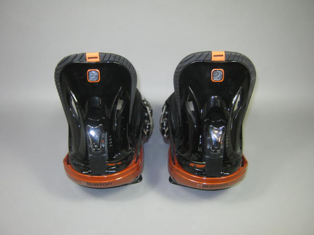 Mens 2005 Burton P1 Snowboard Bindings Size Large Black/Orange W/ Hardware NR! 6
