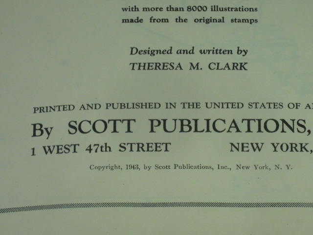 Vtg Scott International Junior Postage Stamp Album Collection Lot Copyright 1943 3