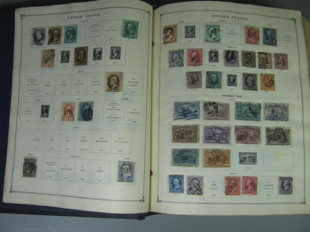 Vtg Scott International Junior Postage Stamp Album Collection Lot Copyright 1943 5