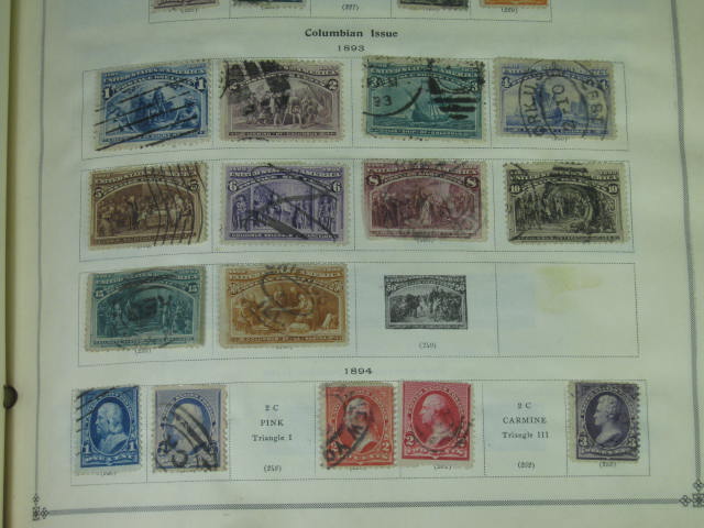 Vtg Scott International Junior Postage Stamp Album Collection Lot Copyright 1943 8