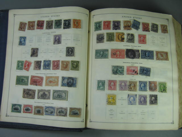Vtg Scott International Junior Postage Stamp Album Collection Lot Copyright 1943 9