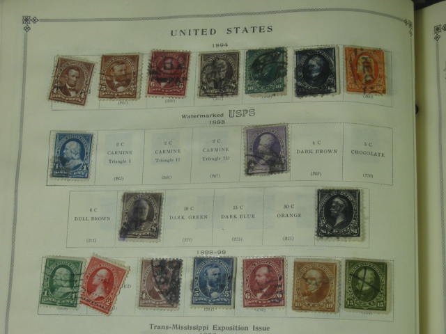 Vtg Scott International Junior Postage Stamp Album Collection Lot Copyright 1943 10