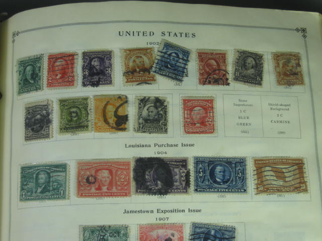 Vtg Scott International Junior Postage Stamp Album Collection Lot Copyright 1943 12