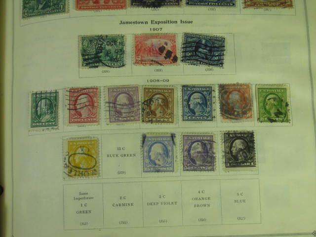 Vtg Scott International Junior Postage Stamp Album Collection Lot Copyright 1943 13