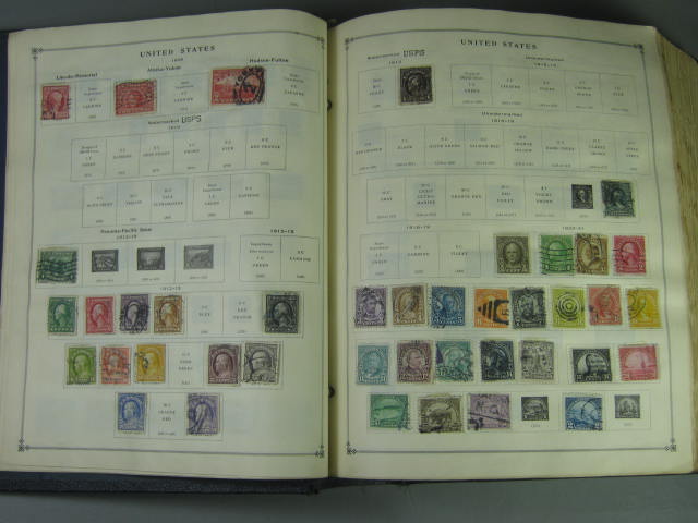 Vtg Scott International Junior Postage Stamp Album Collection Lot Copyright 1943 14