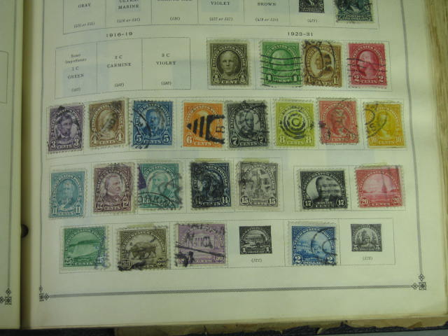 Vtg Scott International Junior Postage Stamp Album Collection Lot Copyright 1943 18