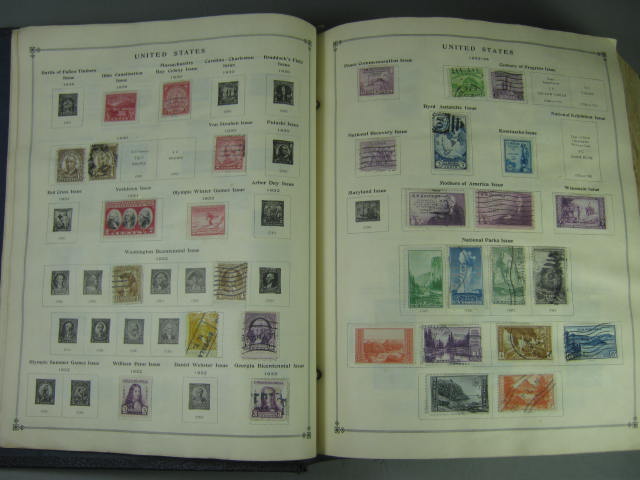 Vtg Scott International Junior Postage Stamp Album Collection Lot Copyright 1943 20