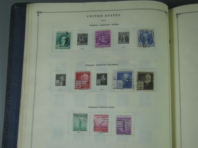 Vtg Scott International Junior Postage Stamp Album Collection Lot Copyright 1943 24