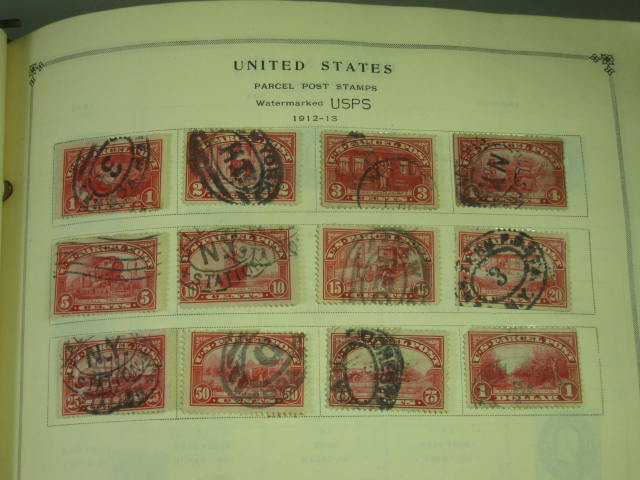 Vtg Scott International Junior Postage Stamp Album Collection Lot Copyright 1943 30