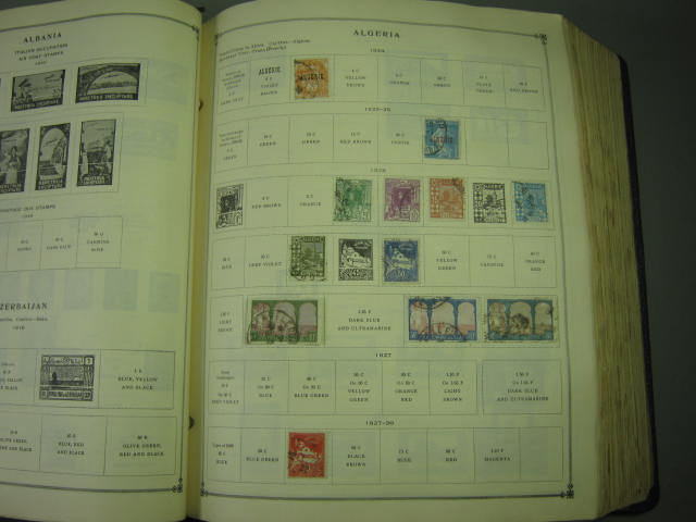 Vtg Scott International Junior Postage Stamp Album Collection Lot Copyright 1943 32