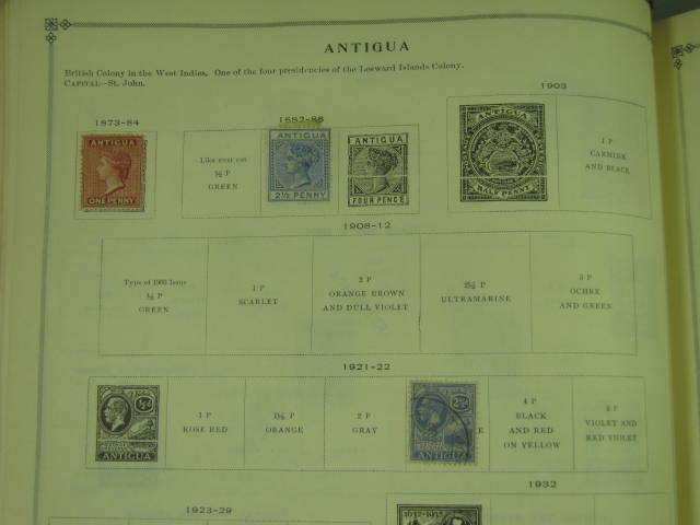 Vtg Scott International Junior Postage Stamp Album Collection Lot Copyright 1943 33