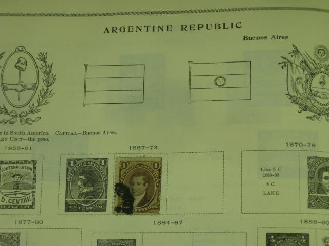Vtg Scott International Junior Postage Stamp Album Collection Lot Copyright 1943 34