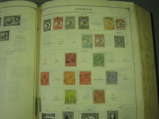 Vtg Scott International Junior Postage Stamp Album Collection Lot Copyright 1943 37