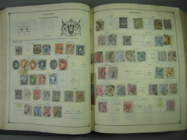 Vtg Scott International Junior Postage Stamp Album Collection Lot Copyright 1943 39