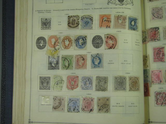 Vtg Scott International Junior Postage Stamp Album Collection Lot Copyright 1943 40