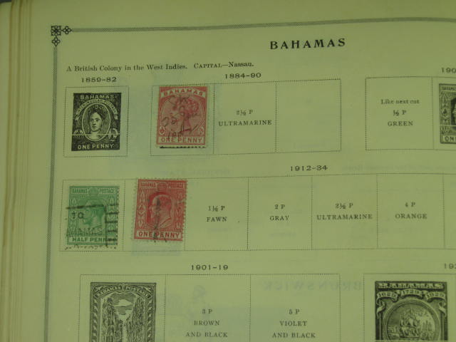 Vtg Scott International Junior Postage Stamp Album Collection Lot Copyright 1943 47