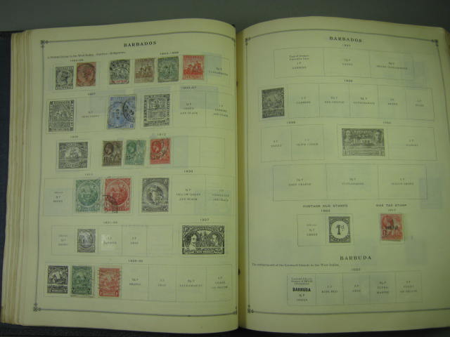 Vtg Scott International Junior Postage Stamp Album Collection Lot Copyright 1943 48