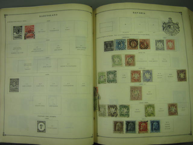 Vtg Scott International Junior Postage Stamp Album Collection Lot Copyright 1943 50