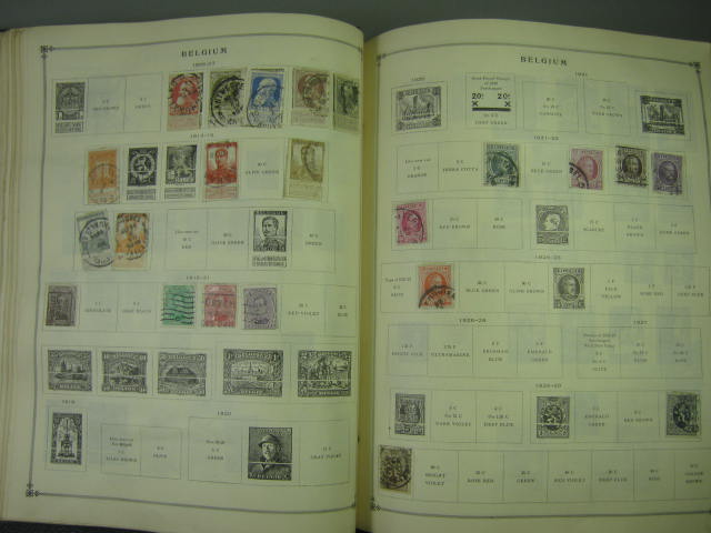 Vtg Scott International Junior Postage Stamp Album Collection Lot Copyright 1943 55