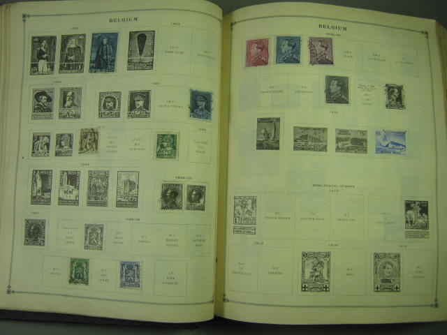 Vtg Scott International Junior Postage Stamp Album Collection Lot Copyright 1943 56