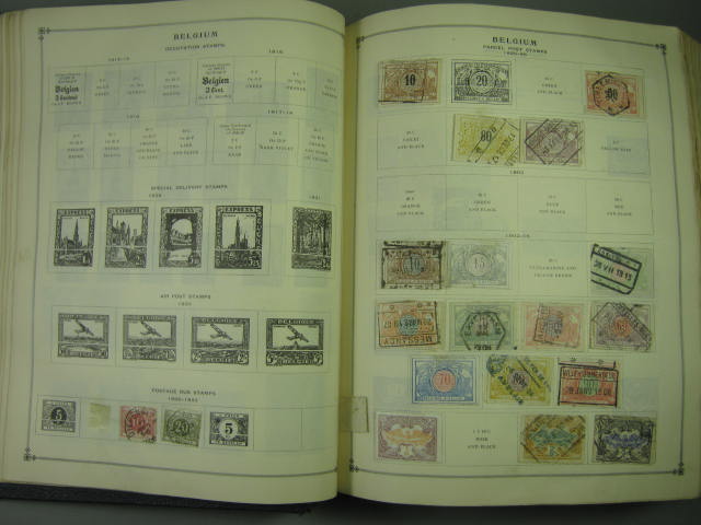 Vtg Scott International Junior Postage Stamp Album Collection Lot Copyright 1943 57