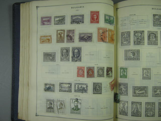 Vtg Scott International Junior Postage Stamp Album Collection Lot Copyright 1943 62