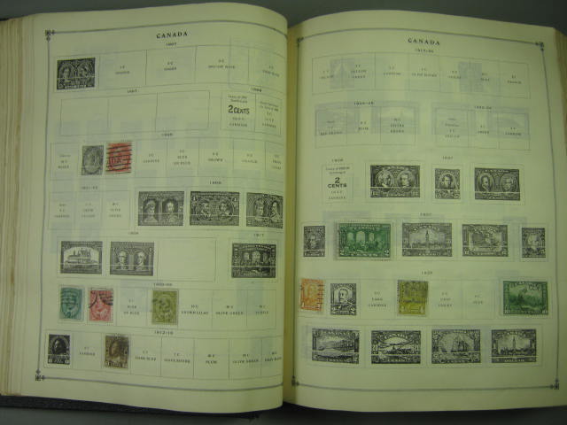 Vtg Scott International Junior Postage Stamp Album Collection Lot Copyright 1943 64