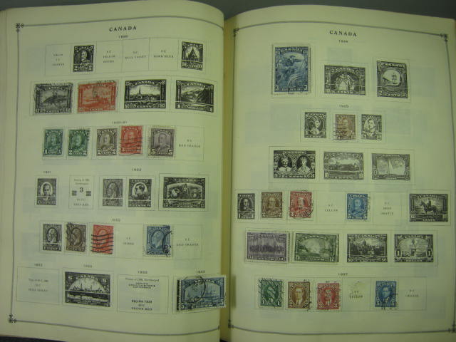 Vtg Scott International Junior Postage Stamp Album Collection Lot Copyright 1943 65