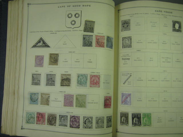 Vtg Scott International Junior Postage Stamp Album Collection Lot Copyright 1943 67