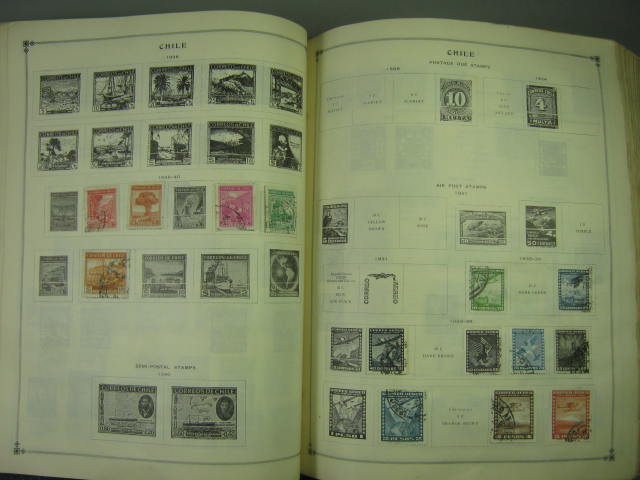 Vtg Scott International Junior Postage Stamp Album Collection Lot Copyright 1943 70