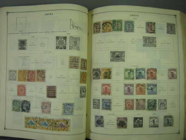 Vtg Scott International Junior Postage Stamp Album Collection Lot Copyright 1943 71