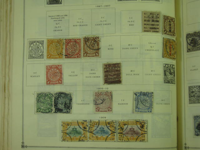 Vtg Scott International Junior Postage Stamp Album Collection Lot Copyright 1943 72