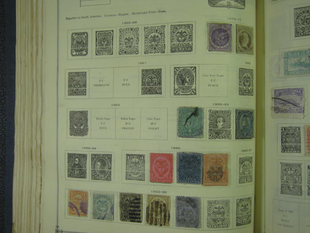 Vtg Scott International Junior Postage Stamp Album Collection Lot Copyright 1943 74