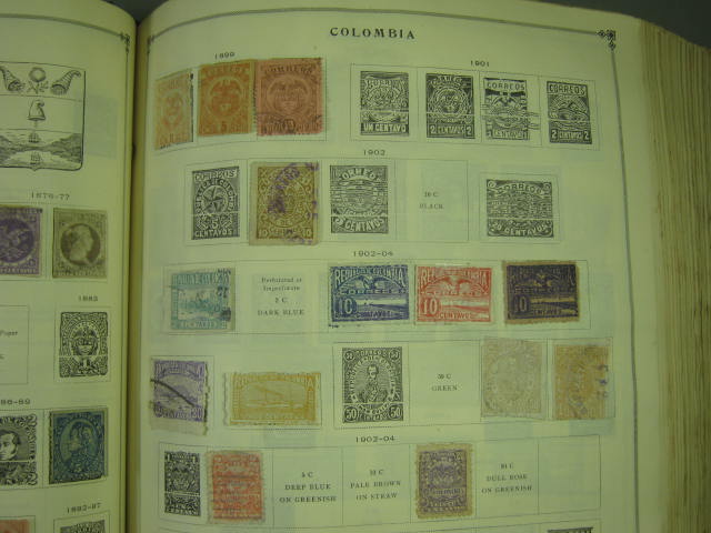 Vtg Scott International Junior Postage Stamp Album Collection Lot Copyright 1943 75