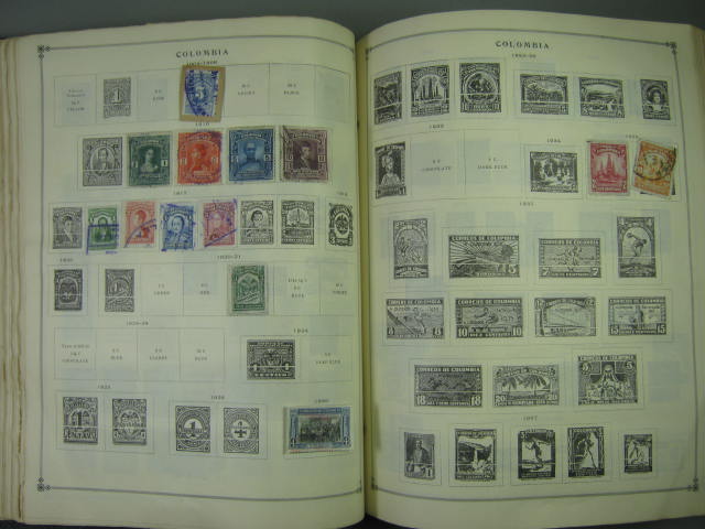 Vtg Scott International Junior Postage Stamp Album Collection Lot Copyright 1943 76