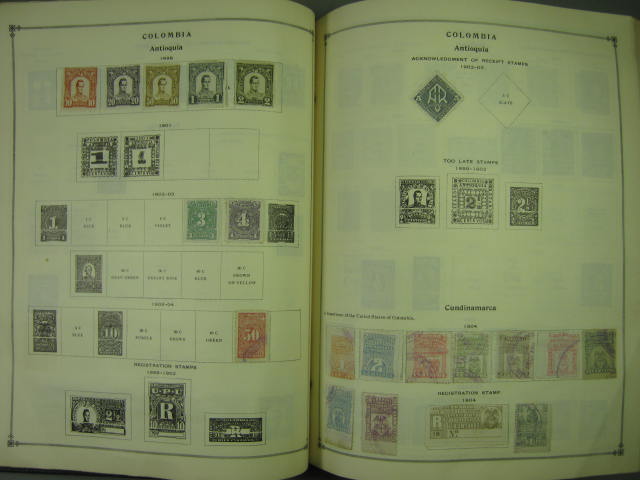 Vtg Scott International Junior Postage Stamp Album Collection Lot Copyright 1943 79