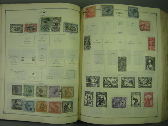 Vtg Scott International Junior Postage Stamp Album Collection Lot Copyright 1943 80